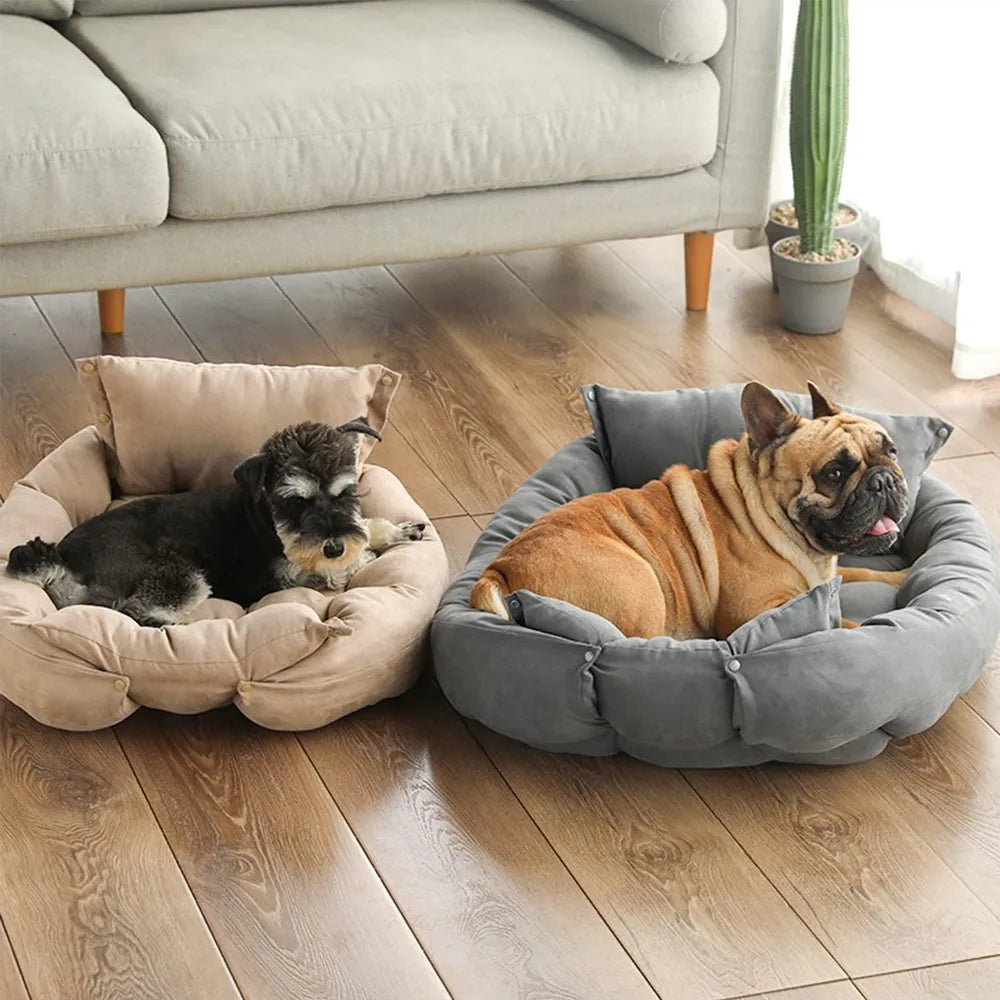 Cozy 3-in-1 Pet Bed Mat for Dogs and Cats - Warm Winter Sleeping Bed, Puppy Kitten Nest, and Soft Kennel Cushion - Ideal Dog Mats for Comfort and Relaxation