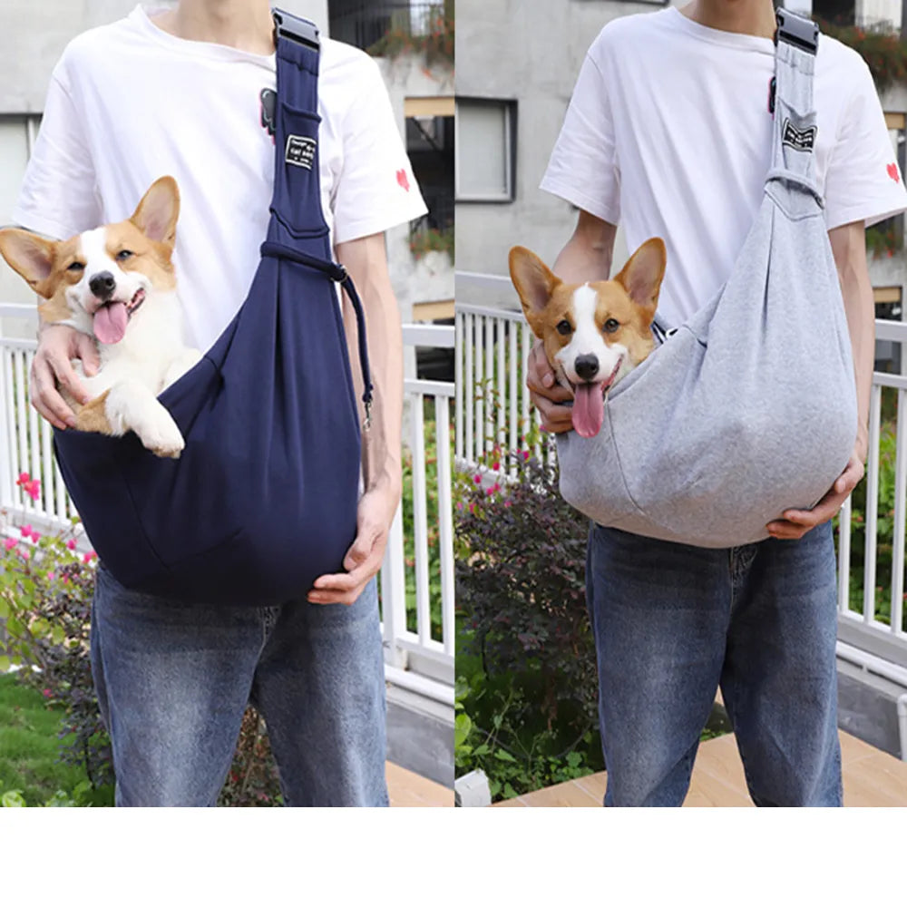 Cat Sling - Pet Carrier Bag for Outdoor Travel, Single Shoulder Bag for Dogs, Comfortable Handbag Tote, Ideal for Kitten, Corgi, and Small Pets