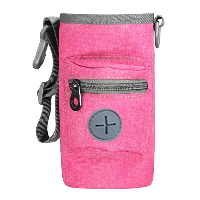 Dog Treat Pouch - Portable Puppy Snack Reward Waist Bag for Dog Training and Walking