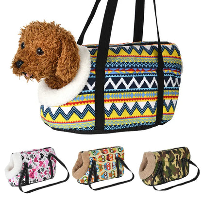 Cozy Cat Sling - Classic Pet Carrier for Small Dogs and Puppies, Ideal for Outdoor Travel and More