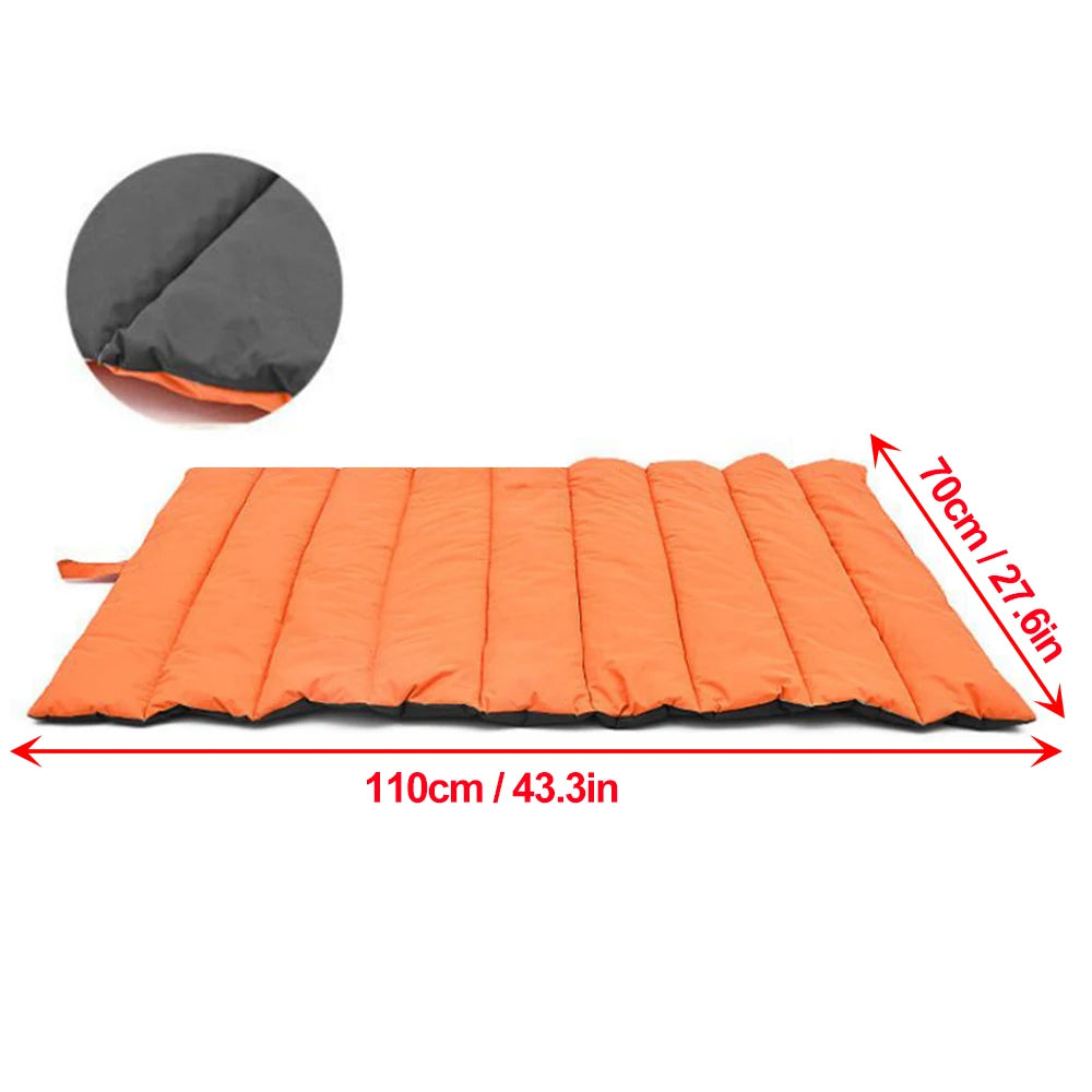 Foldable and Portable Dog Mats - Waterproof Pet Beds with Storage Carry Bag - Easy-to-Clean Kennel for Outdoor Camping