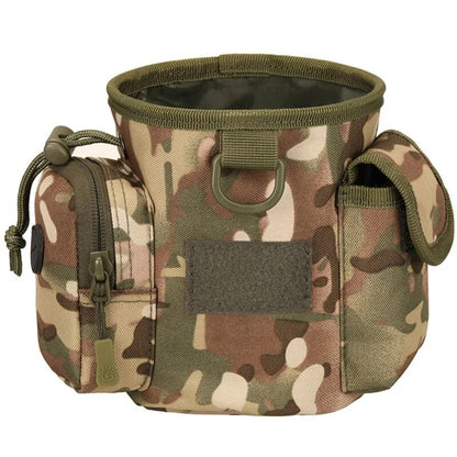 Dog Treat Pouch - Tactical Waist Pack for Military Hunting, Puppy Training, Snacks, and Bait - Pet Feed Pocket Pouch for Dog Accessories