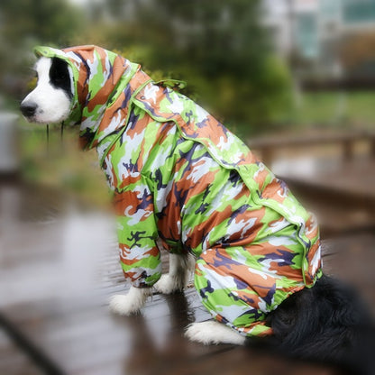 Dog Raincoat Jumpsuit For Big Medium Small Dogs