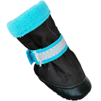 Reflective Non Slip Wear Resistant Winter Warm Soft-Soled Boots For Chihuahua Bichon Corgi York Teddy