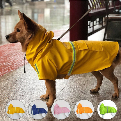 S-5XL Small Dog Raincoats Waterproof Jacket Puppy Clothes