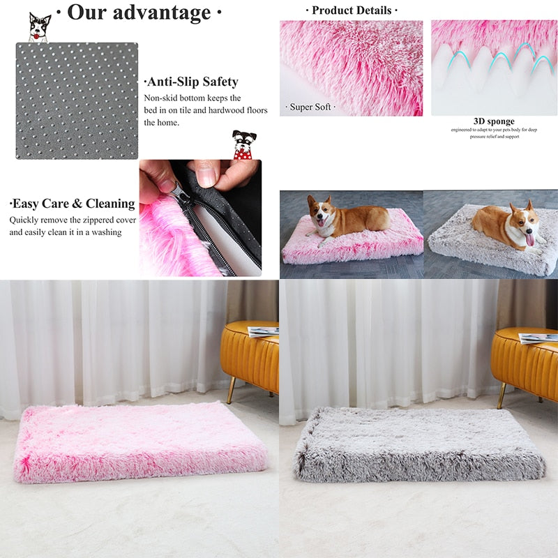 fluffy bed for dogs