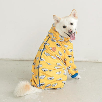 dog raincoat labrador