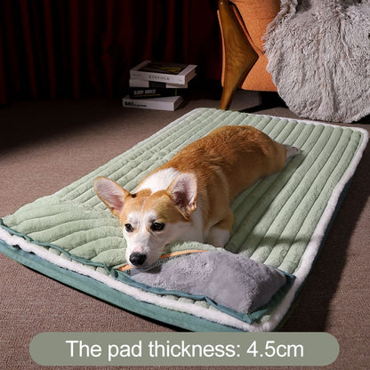 Dog Mat Dog Bed Padded Cushion for Small Big Dogs