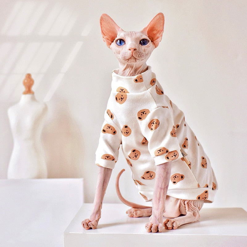 winter sphynx cat clothes