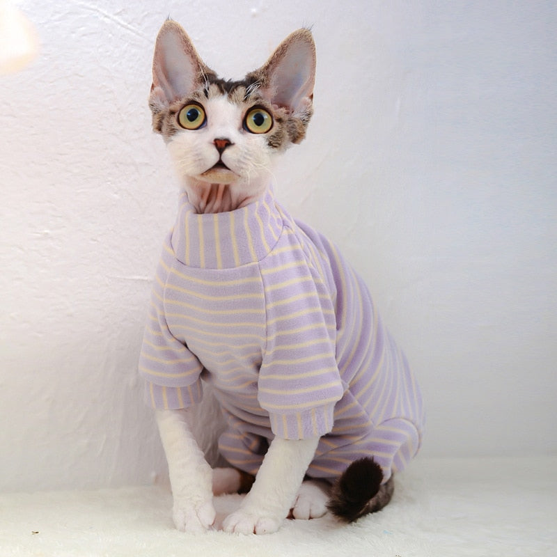 Cotton Kitten Cat Jumpsuit Winter Warm Clothes