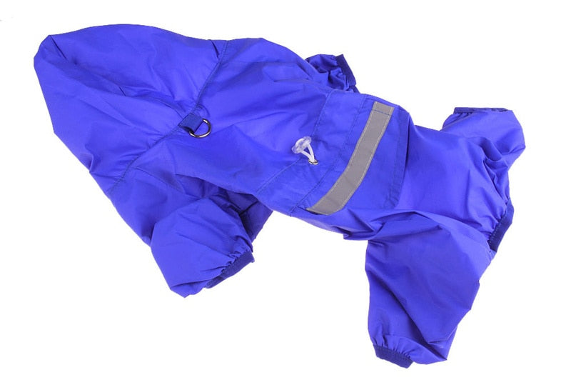 Dog Raincoat That Covers Belly