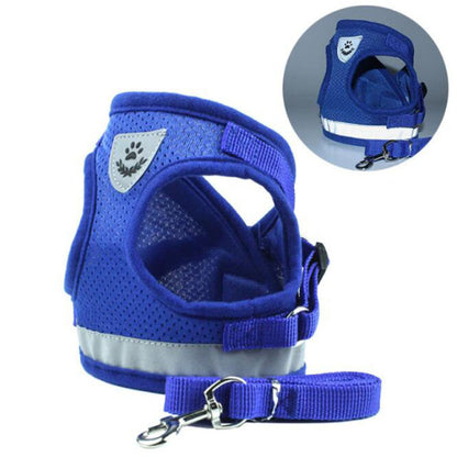 pet dog vest harness and leash set extra small