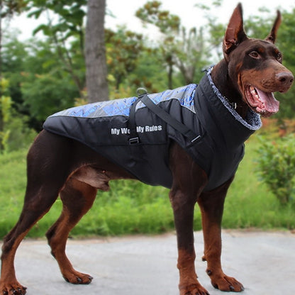 large dog waterproof coat