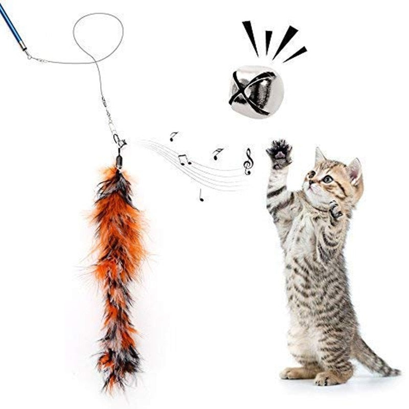 cat toy feather refill