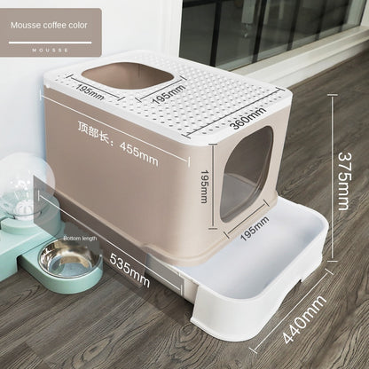 covered cat litter boxes