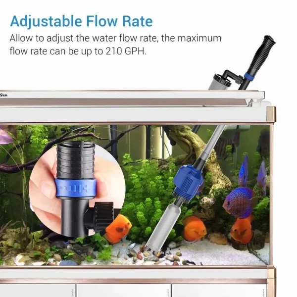 Electric Aquarium Gravel Cleaner Automatic Water Changer - Image 3