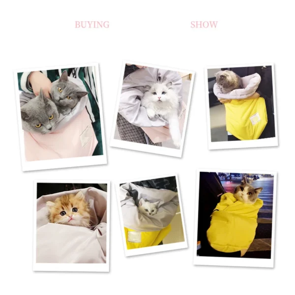 Winter Warm Cat Carrier Bag Cat Sling Carrier - Image 5