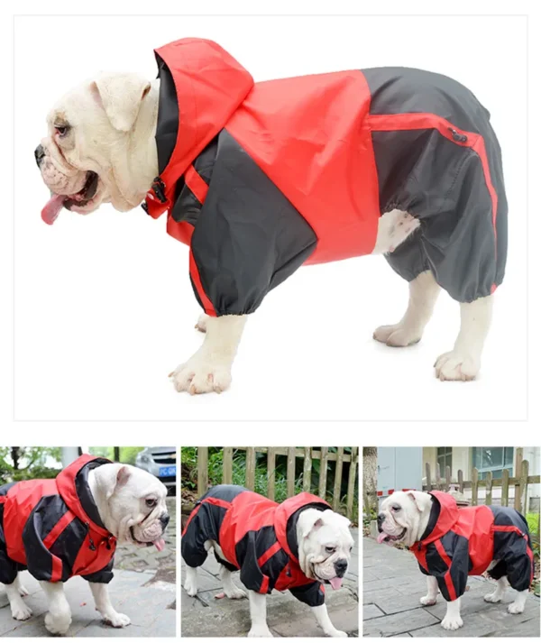 Dog Waterproof Clothing For Bulldog Chihuahua Boxer Terrier Poodle Bichon Green Red Purple Orange - Image 7