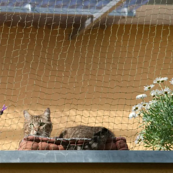 Balcony Netting For Cats Safety Netting For Balconies Windows Cat Protective Net - Image 2