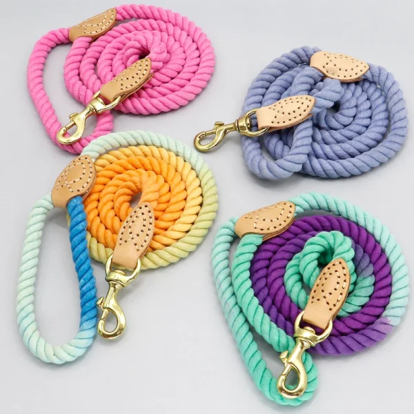 Rope Leashes For Dogs Cute Dog Leash - Image 3