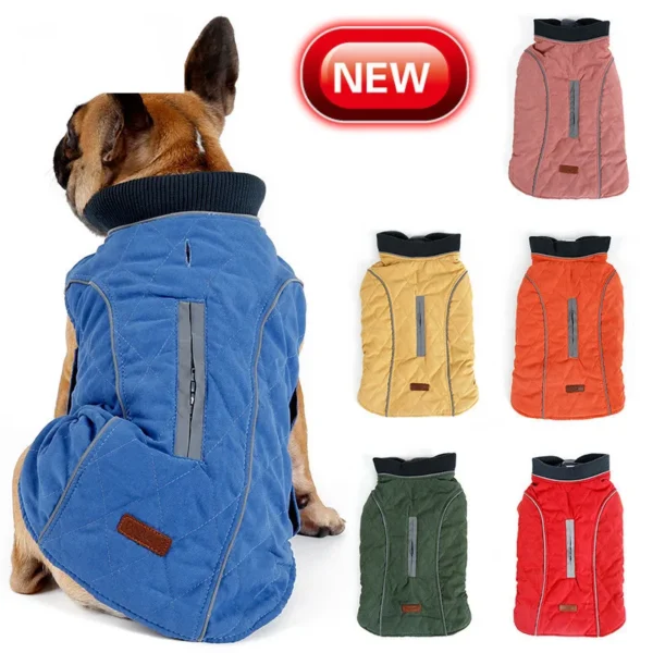 Warm Pet Jacket Vest Winter Coat For Dogs - Image 3