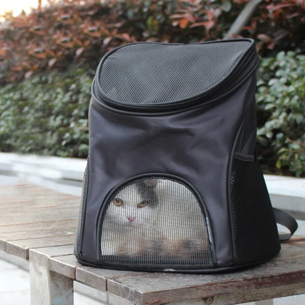 Outdoor Travel Cat Carrier Backpack Summer Breathable Kitty Backpack Carrier - Image 2