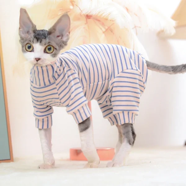 Cotton Kitten Cat Jumpsuit Winter Warm Clothes - Image 2