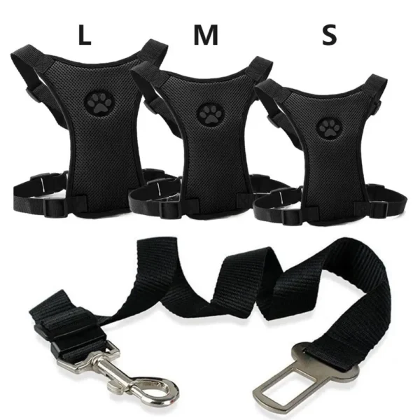 Dog Seat Belt Harness Cat Car Seat Dog Car Accessories - Image 2