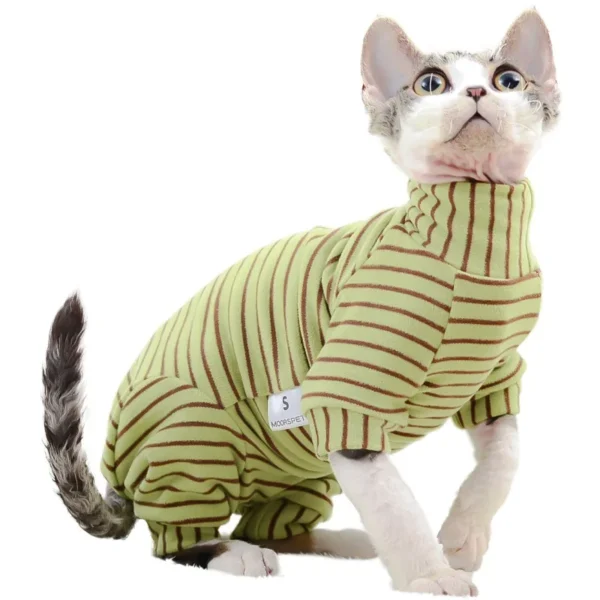 Cotton Kitten Cat Jumpsuit Winter Warm Clothes - Image 4