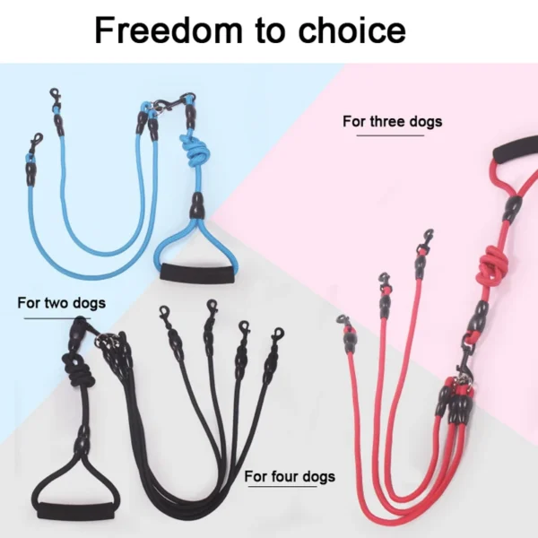 Walking Two And More Dogs At Once Dog Leash Detachable Dog Leash - Image 3