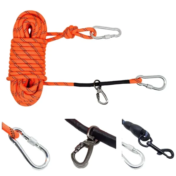 Dog Tie Out Runner For Yard Zipline For Dogs Slip Leash For Dogs Dog Lead For Yard - Image 4