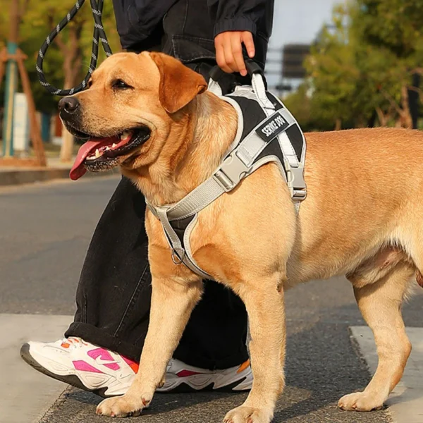 Reflective Adjustable Training Dog Harness For Labrador Akita Shepherd Retriever