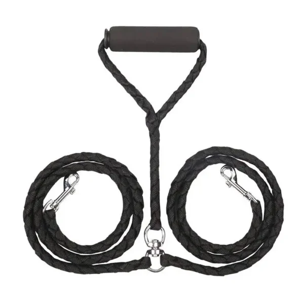 Double Dog Leash For Couplers With Soft Padded Handle - Image 6