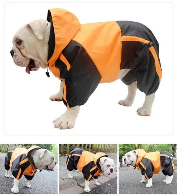 Dog Waterproof Clothing For Bulldog Chihuahua Boxer Terrier Poodle Bichon Green Red Purple Orange - Image 4