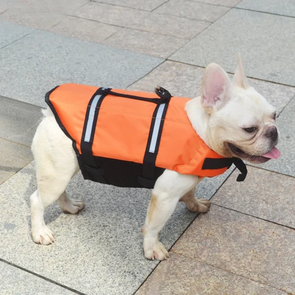 Reflective Summer Dog Life Vest Jacket - Safety Swimwear for Puppies and Dogs