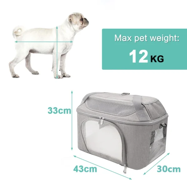 Pet Carry Bag  Dog Carrier Bag Cat Travel Carriers - Image 6