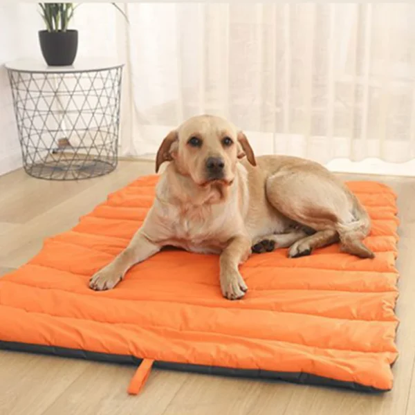 Foldable and Portable Dog Mats - Waterproof Pet Beds with Storage Carry Bag - Easy-to-Clean Kennel for Outdoor Camping