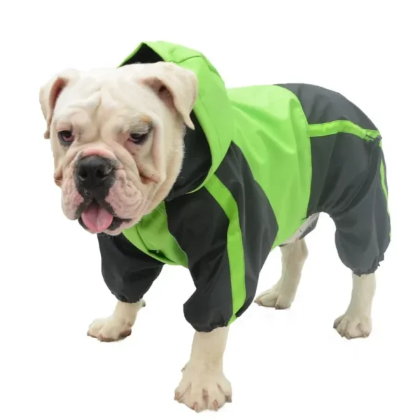 Dog Waterproof Clothing For Bulldog Chihuahua Boxer Terrier Poodle Bichon Green Red Purple Orange