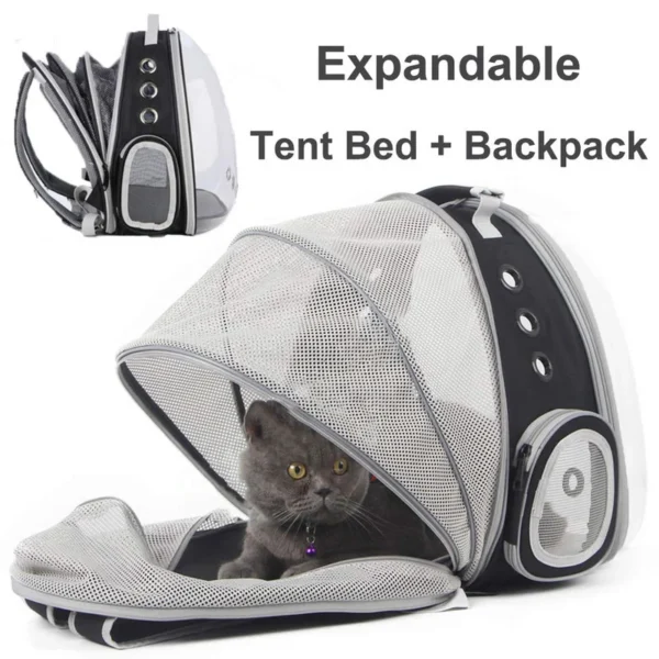 Foldable Cat Bubble Backpack Outdoor Cat Tent - Image 6