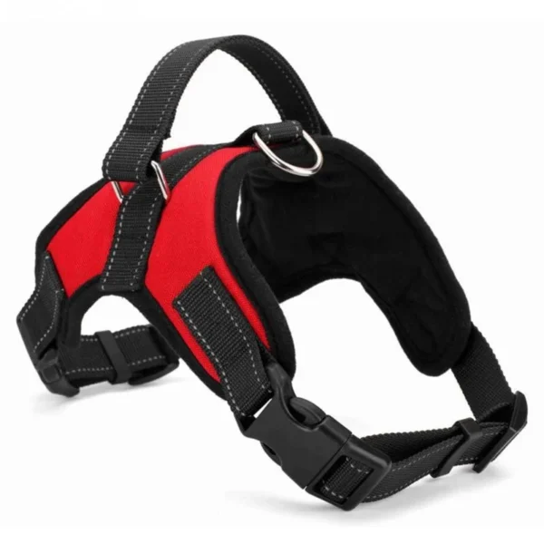 Vest For Dog Training - Heavy Duty Nylon Dog Pet Harness with Padded Collar for Extra Big, Large, Medium, and Small Dogs - Husky Dog Supplies