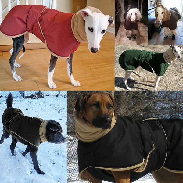 Waterproof Thick Dog Jacket – Super Warm Coat for Medium & Large Breeds Like Greyhounds, Wolfhounds, and Shepherds - Image 4