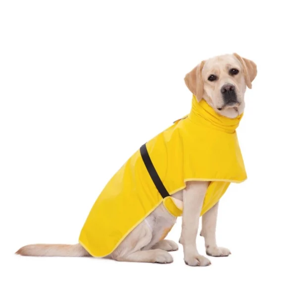 Waterproof Dog Raincoat Poncho for Medium & Large Breeds - Ideal for Labrador, Golden Retriever, Corgi - Image 2