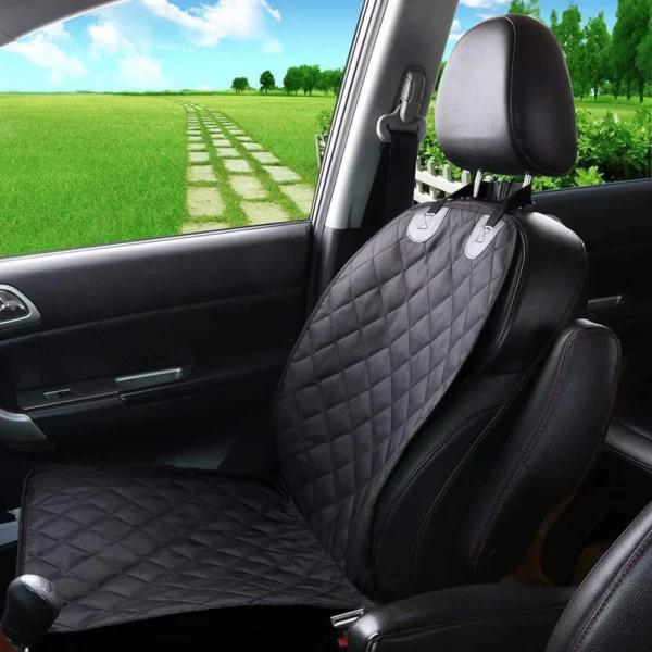 Waterproof Car Back Seat Pet Cover Mat – Safe Travel Protector for Cats & Dogs | Front & Rear Seat Cushion for Pet Carrier - Image 2