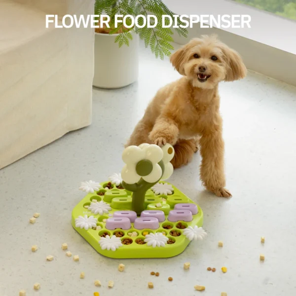 Puzzle Toy & Slow Feeder for Puppies - Interactive IQ Booster, Food Dispenser & Non-Slip Training Bowl for Dogs - Image 2