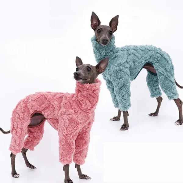 Winter Dog Clothes: Warm Polar Fleece Turtleneck for Italian Greyhounds, Whippets, and Lingtons - Image 3