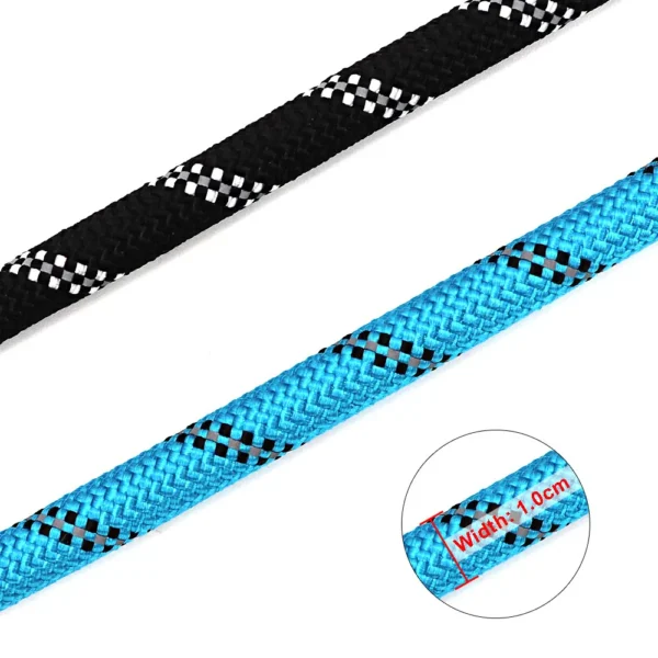 Durable Nylon Reflective Dog Leash with Handle – 3M to 15M Lead Rope for Small & Large Dogs, Ideal for Pugs – Blue - Image 4