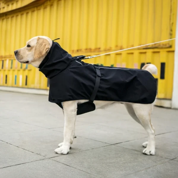 Waterproof Dog Raincoat Poncho for Medium & Large Breeds - Ideal for Labrador, Golden Retriever, Corgi - Image 4