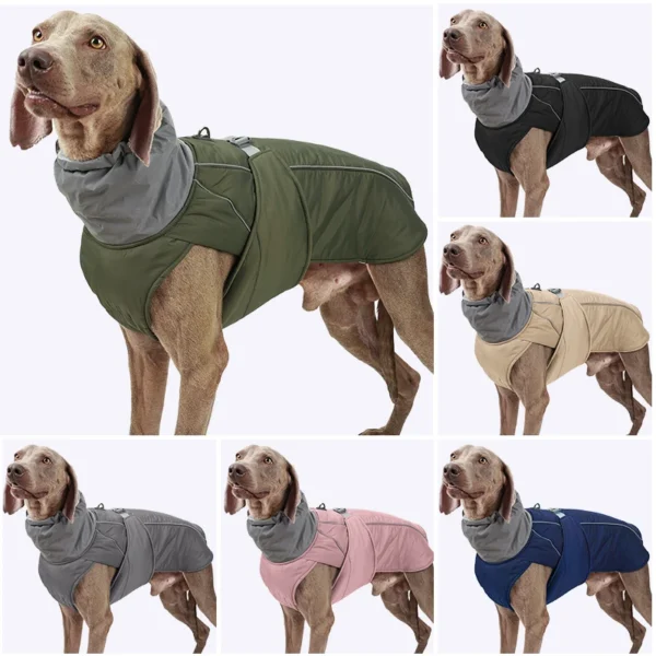 Luxury Waterproof Winter Jacket for Small, Medium, and Large Dogs – Soft, Padded, Warm Pet Coat with Reflective Safety Features - Image 5