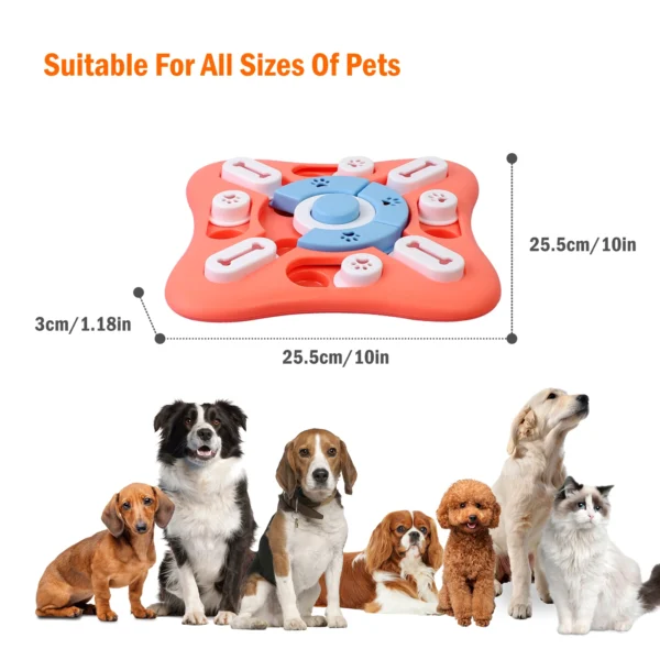 Interactive Dog Puzzle Toys for IQ Training & Mental Stimulation – Treat Dispensers for Large, Medium, and Small Dogs